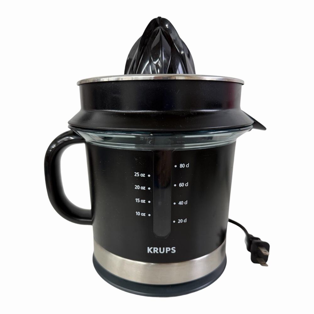 Krups FSD3 Electric Citrus Juicer Black EUC